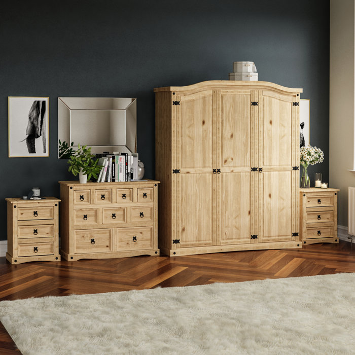 Union Rustic 4-tlg. Schlafzimmer-Set Doe & Bewertungen | Wayfair.de